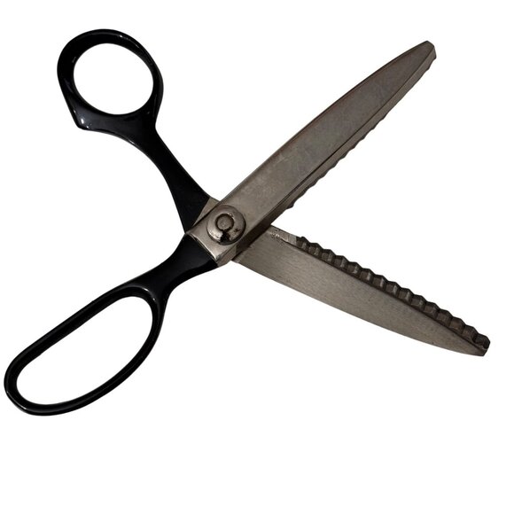 Vintage Wiss CB7 USA Pinking Shears 7.5 in Sewing Fabric Cutting Crafts USA - Picture 5 of 5